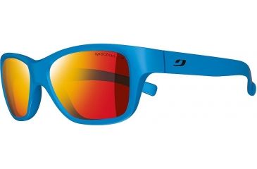 Image of Julbo Turn Progressive Prescription Sunglasses, Matte Blue Frame, Spectron 3 Cf W/ Blue Flash Lens-J4651112PR