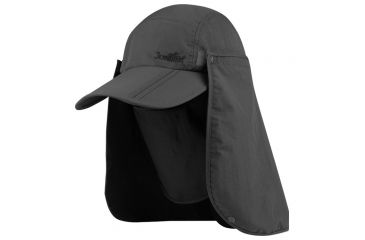 Image of Juniper Uv Folding Bill Cap Charcoal J7236-CH