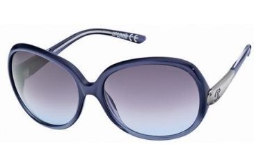 Image of Just Cavalli JC318S Sunglasses - Blue Frame Color, Gradient Smoke Lens Color