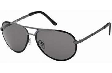 Image of Just Cavalli JC410S Sunglasses - Shiny Dark Ruthenium Frame Color, Smoke Lens Color