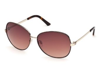 Image of Just Cavalli JC417S Sunglasses - Shiny Rose Gold Frame Color, Gradient Brown Lens Color