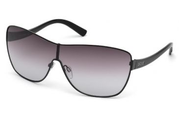 Image of Just Cavalli JC576S Sunglasses - Shiny Black Frame Color, Gradient Smoke Lens Color