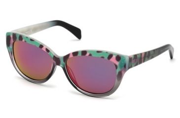 Image of Just Cavalli JC679S Sunglasses - Dark Green Frame Color, Gradient Lens Color