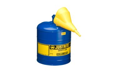 Image of Justrite Safe Can Blu W/funl 1g/4l 7110310, Unit EA