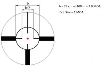 Image of Kalinka Optics KOM 10x42 Illuminated LD Reticle Rifle Scope, Side Parallax, 59mm Universal AK and SVD Mount, Black, GSKOM1042LD59