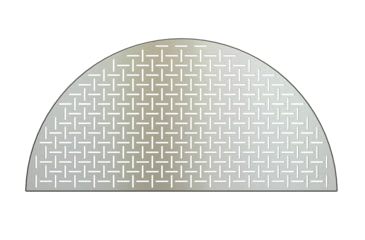 Image of Kamado Joe Classic Joe Half Moon Stainless Steel Fish and Vegetable Grate, Silver, Medium, KJ-HSSCGFV