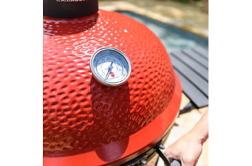 Image of Kamado Joe Big Joe II 24 inch Charcoal Grill, Ceramic, Red, Large, BJ24RHC