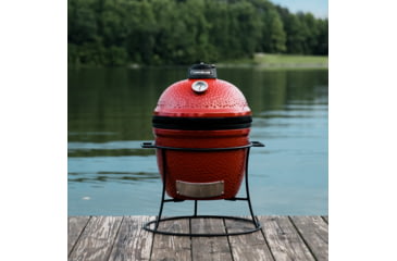 Image of Kamado Joe Joe Jr. 13.5 inch Charcoal Grill, Red, Small, KJ13RH