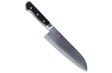 Image of Kanetsune Kanetsune 7.5" Santoku Knife Black Wood KT-103, Black, Damascus, adult, BHQ-55632