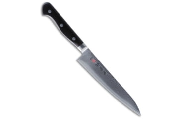 Image of Kanetsune Kanetsune Large Petty Chefs Knife 10.375" Black Wood KT-104, Black, Damascus, adult, BHQ-55633