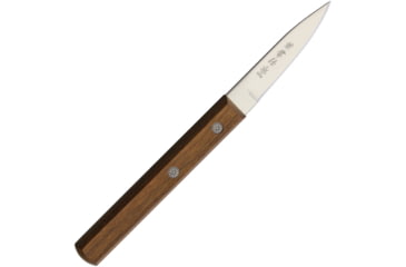 Image of Kanetsune Paring Knife Kitchen Knives, 6.75in Overall, 2.63in Satin Aus-8 SS Blade, Kebony Maple Handle, KC-341