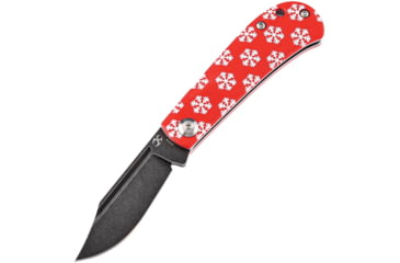 Image of Kansept Knives Bevy Folder Red Snowflake