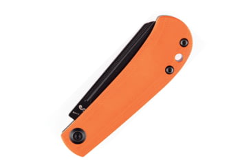 Image of Kansept Knives Bevy Slip Joint Folding Knife, 3.00 in, 154CM Stainless Steel Satin Finish, Clip Point Blade, Orange G10 Handle, T2026F6