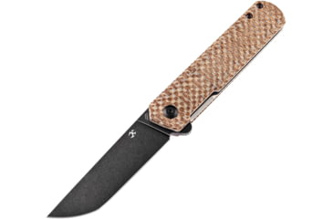 Image of Kansept Knives Foosa Linerlock Brown Micarta