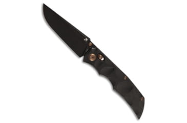 Image of Kansept Knives Kansept Knives SIF Crossbar Lock Knife Black SW Titanium 3.8" Black SW, Black, CPM S35VN, adult, BHQ-228677