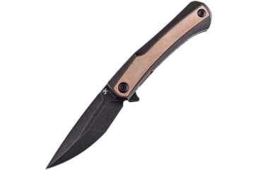 Image of Kansept Knives Kratos Framelock Brown Micarta
