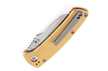 Image of Kansept Knives Main Street Linerlock Brass