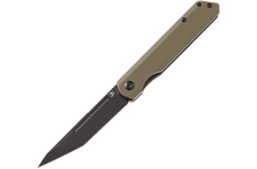 Image of Kansept Knives Prickle Linerlock Folding Knife, Green, Green G10 handle, T1012T2