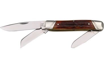 Image of Katz Stockman Drop Point Knife, 3 5/8in. Closed KZSDPSB