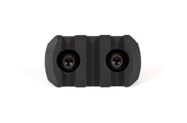 Image of Kaw Valley Precision M-Lok Rail Section, 3-Slot, Black, Small, KVP-MLOK-RAILSECTION-3