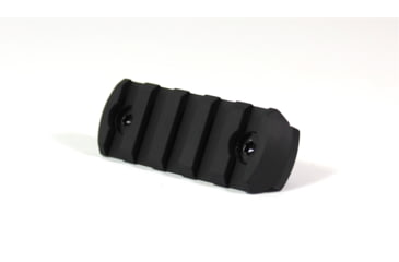 Image of Kaw Valley Precision M-Lok Rail Section, 5-Slot, Black, Small, KVP-MLOK-RAILSECTION-5