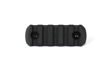 Image of Kaw Valley Precision M-Lok Rail Section, 5-Slot, Black, Small, KVP-MLOK-RAILSECTION-5