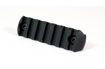 Image of Kaw Valley Precision M-Lok Rail Section, 7-Slot, Black, Small, KVP-MLOK-RAILSECTION-7