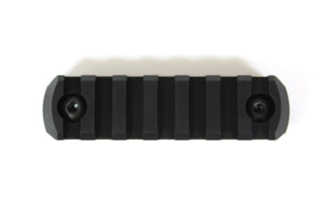Image of Kaw Valley Precision M-Lok Rail Section, 7-Slot, Black, Small, KVP-MLOK-RAILSECTION-7