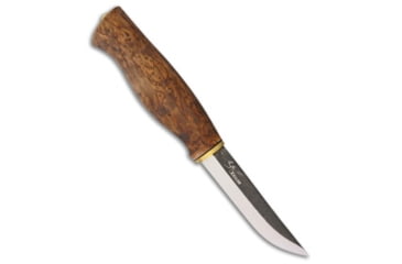 Image of Kellam Knives Kellam Knives Puukko Fixed Blade Knife Stained Curly Birch 3.75" Satin, Wood, Carbon Steel, adult, BHQ-55503