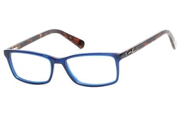Image of Kenneth Cole KC0238 Eyeglass Frames - Shiny Blue Frame Color