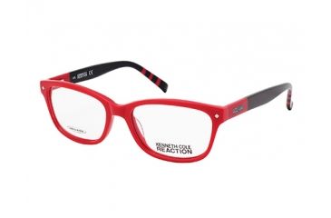 Image of Kenneth Cole KC0753 Eyeglass Frames - Shiny Red Frame Color