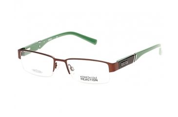 Image of Kenneth Cole KC0767 Eyeglass Frames - Matte Dark Brown Frame Color