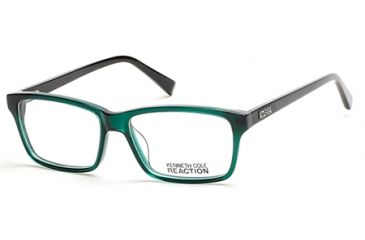 Image of Kenneth Cole KC0777 Eyeglass Frames - Shiny Dark Green Frame Color