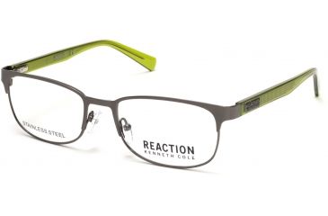 Image of Kenneth Cole KC0801 Eyeglass Frames - Matte Gunmetal Frame Color