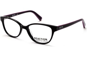 Image of Kenneth Cole KC0812 Eyeglass Frames - Shiny Black Frame Color