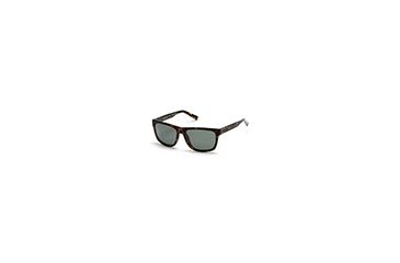 Image of Kenneth Cole KC7215 Sunglasses - Dark Havana Frame Color, Green Polarized Lens Color