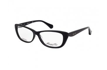 Image of Kenneth Cole New York KC0202 Eyeglass Frames - Shiny Black Frame Color