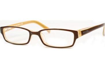 Image of Kenneth Cole New York KC0673 Eyeglass Frames - Shiny Dark Brown Frame Color