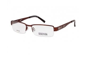 Image of Kenneth Cole Reaction KC0709 Eyeglass Frames - Matte Dark Brown Frame Color