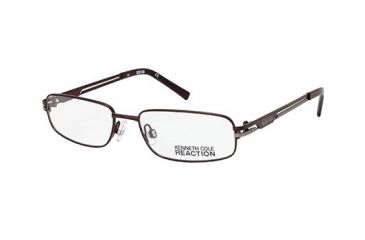 Image of Kenneth Cole Reaction KC0731 Eyeglass Frames - Matte Dark Brown Frame Color