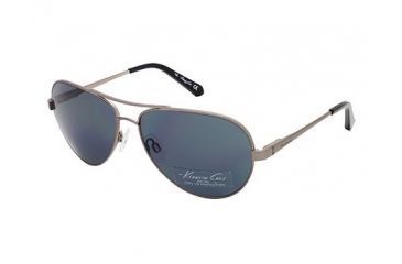 Image of Kenneth Cole New York KC7029 Sunglasses - Matte Dark Nickeltin Frame Color