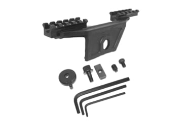 Image of Kensight 7in M14 and M1A Mount Split Rail All Steel MIL-STD Picatinny Rail Scope Mount, Black, 660-211