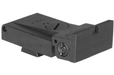 Image of Kensight Beretta 92 Adjustable Rear Sight with Rounded Blade, Black, 860-566