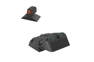 Image of Kensight DAS Adjustable Bar-Dot-Bar Tritium Rear Night Sight, Orange, 980-628