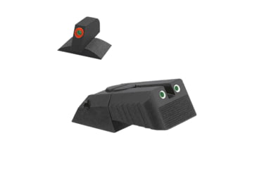 Image of Kensight Serrated Blade DAS Adjustable Tritium Rear Night Sight, Orange, 980-629