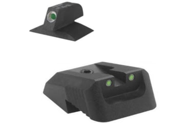 Image of Kensight DFS Recessed Blade w/White Outlines Fixed Rear 1911 Night Sight, Black, 970-602