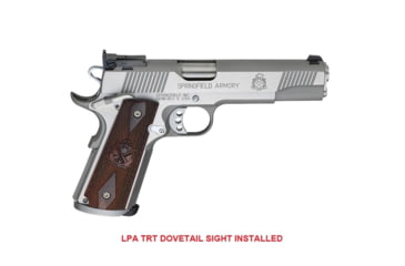 Image of Kensight TRT 1911 Sight Set Trijicon Tritium Insert Night Sight w/ Rounded Blade &amp; 0.200in Front Sight, Black, 960-253