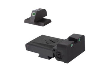 Image of USED Kensight TRT 1911 Sight Set Trijicon Tritium Insert Night Sight w/ Rounded Blade &amp; 0.200in Front Sight, Black, 960-253, EDEMO1, Condition Fair, Scratches