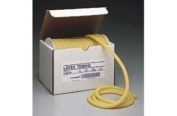 Image of Kent Elastomer Amber Latex Rubber Tubing 606R 50' Reel Length
