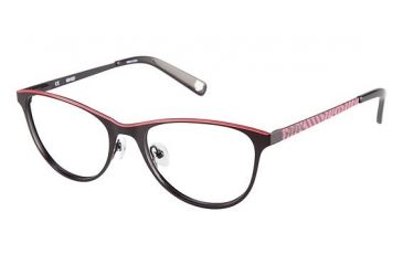 Image of Kenzo 2241 Bifocal Prescription Eyeglasses - Frame BLACK/ RED, Size 53/18mm KZ224101